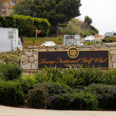 Armed man arrested near Trump’s golf course ahead of president’s visit
